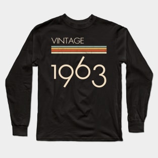 Vintage Classic 1963 Long Sleeve T-Shirt